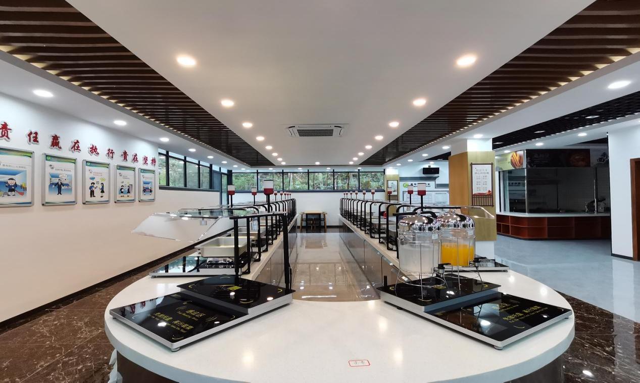 智能减少浪费智慧管理健康黄山文创小镇智慧餐厅试营业