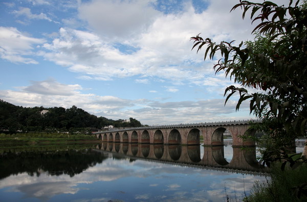 歙县古桥歙县北岸廊桥唐模廊桥